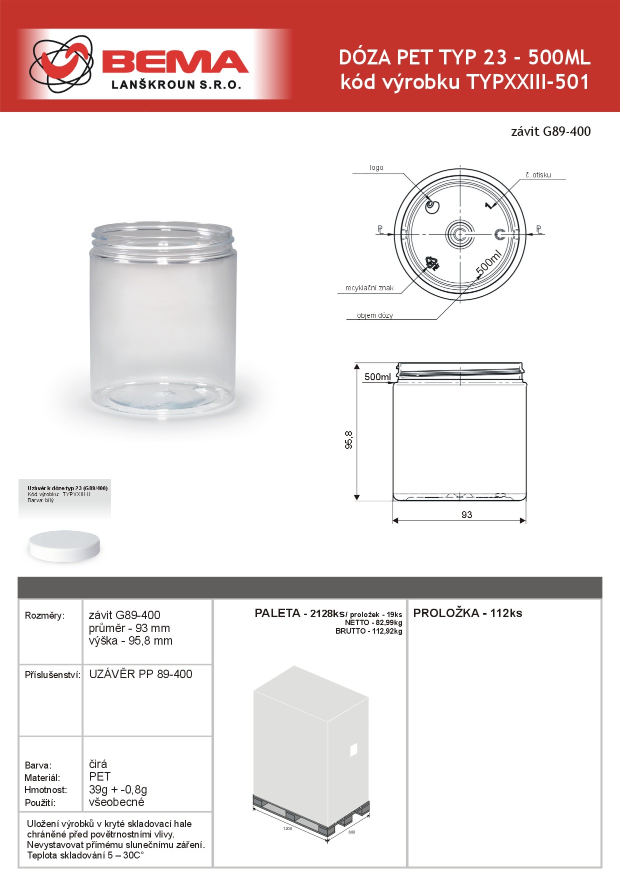 Doza Typ 23_ PET500ml